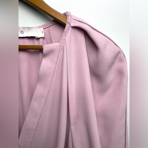 Stylish Draped Lilac mini dress by IRO Paris - Picture 6 of 9